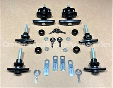 6 x T-handle complete combo kit # T500-T323-J327-2  LEER and A.R.E. truck caps