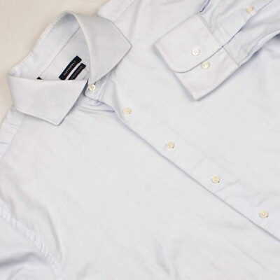 Bowery Shirt J Crew Slim Fit Dress Shirt SUITSUPPLY Men's Pale Blue Two Ply  Cotton Formal Dress Business Shirt 43 17