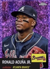 [DIGITAL] Topps Bunt - Ronald Acuna Jr Chrome Platinum 23 S2 Purple Speckle Base