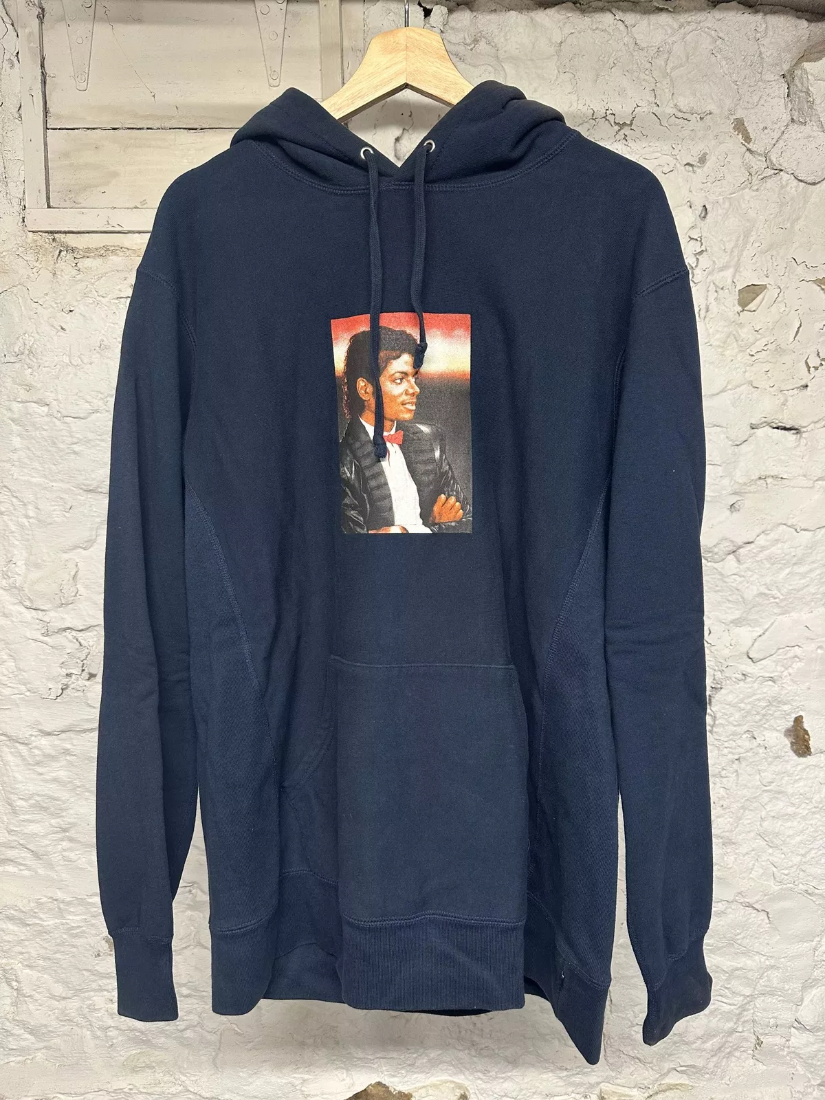 Sweat à capuche bleu Supreme Michael Jackson taille XL