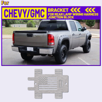 Stainless Steel Bracket for Chevy/GMC Tail Light Harness Junction Block Circuit