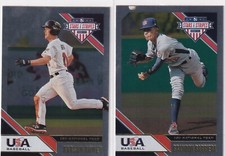 LOT (2) KARSON BOWEN BARRIERA RC - 2020 PANINI USA BASEBALL STARS STRIPES H1382
