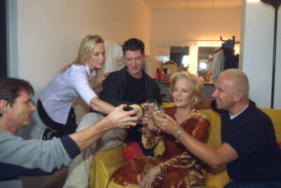 Estelle Hallyday Etienne Daho Sylvie Vartan And Jean Paul Gaultier Old Photo