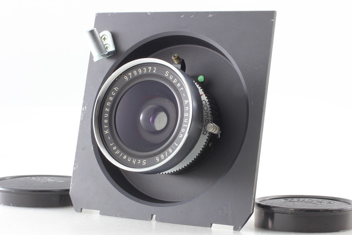 フィルムカメラ Schneider super angulon 65mm f8 EXC+5 】 Schneider-Kreuznach Super-Angulon 65mm F/8 Lens w