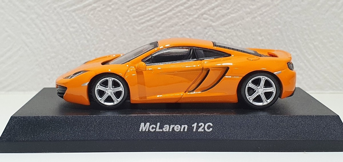 Kyosho McLaren ミニカーセット 1/64 京商 1/64 マクラーレン 4種セット マットブラック MP4-12C GT3