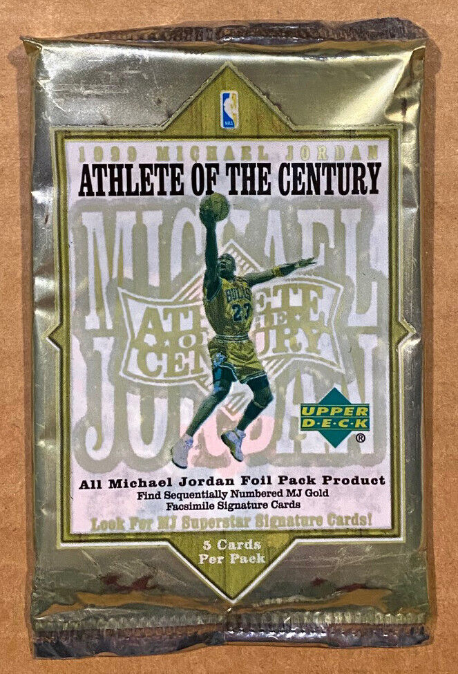 1999-00 Michael Jordan Upper Deck Pack Athlete Of The 1999-00 Michael Jordan Upper Deck Pack Athlete Of The