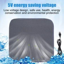 Summer Car Vehicle Cooling Pad Seat Cool Air Breathable Cushion Cover Chair Fan