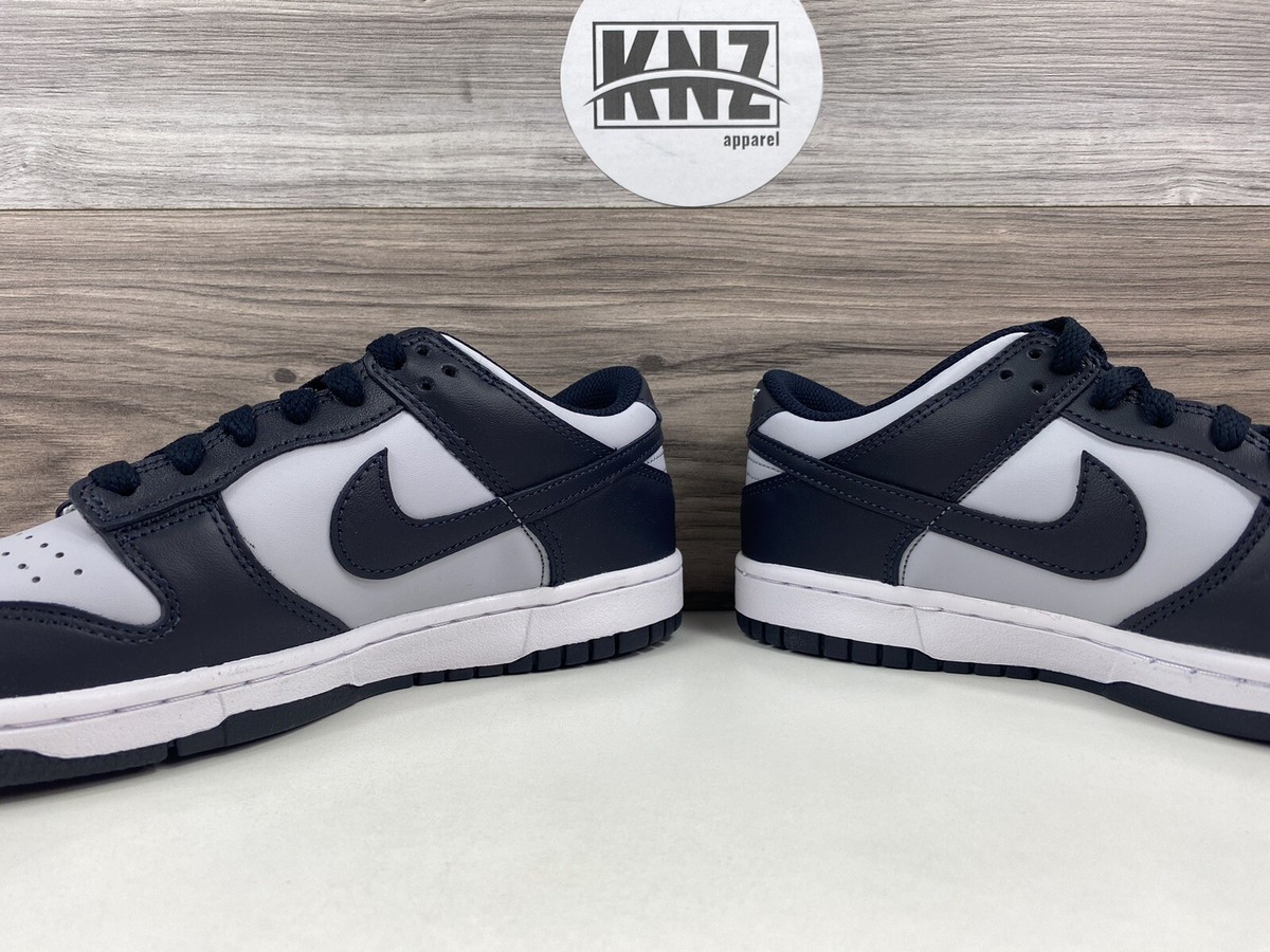 Nike Dunk Low Wolf Grey Dark Obsidian 'Georgetown' (CW1590 004) GS