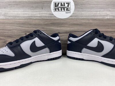 Nike Dunk Low Wolf Grey Dark Obsidian 'Georgetown' (CW1590 004) GS
