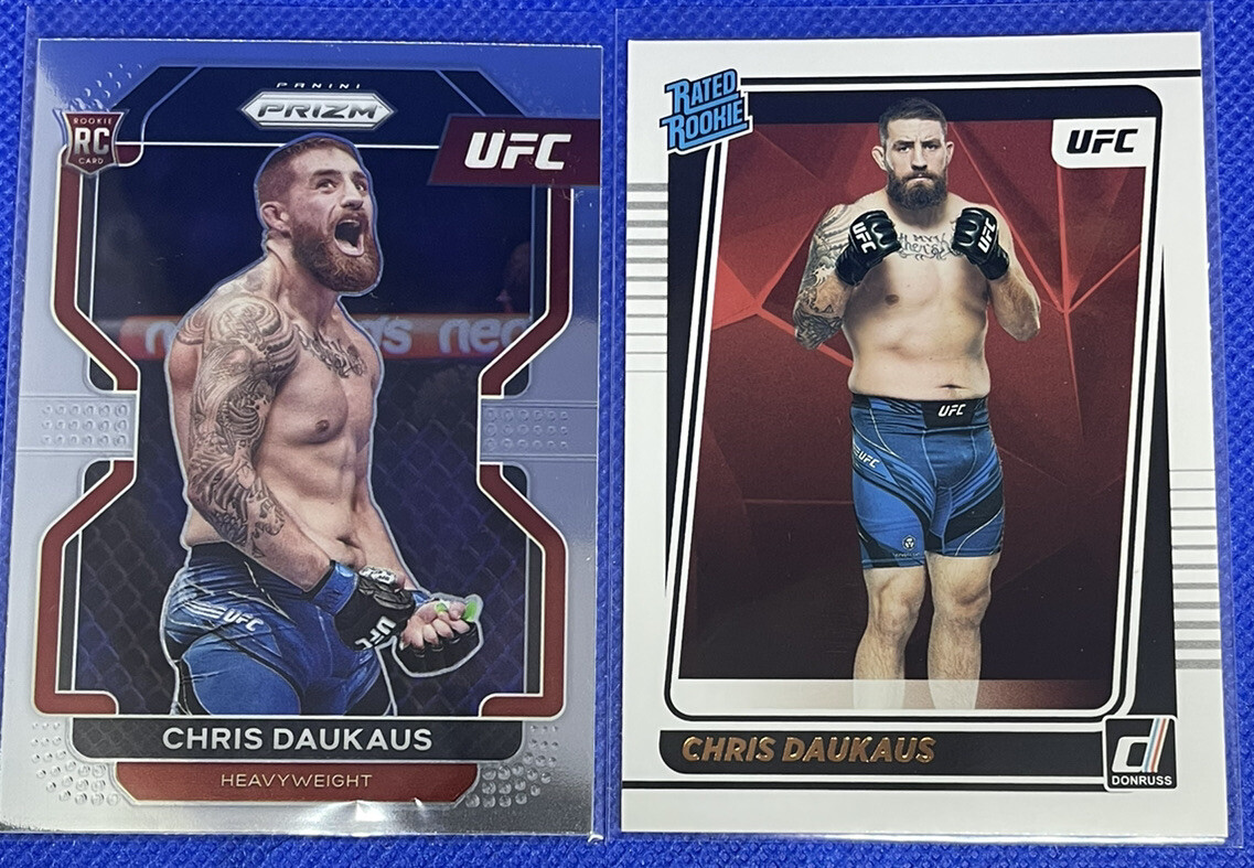 2022 Panini Prizm UFC CHRIS DAUKAUS RC Rookie Card Base Prizm #199