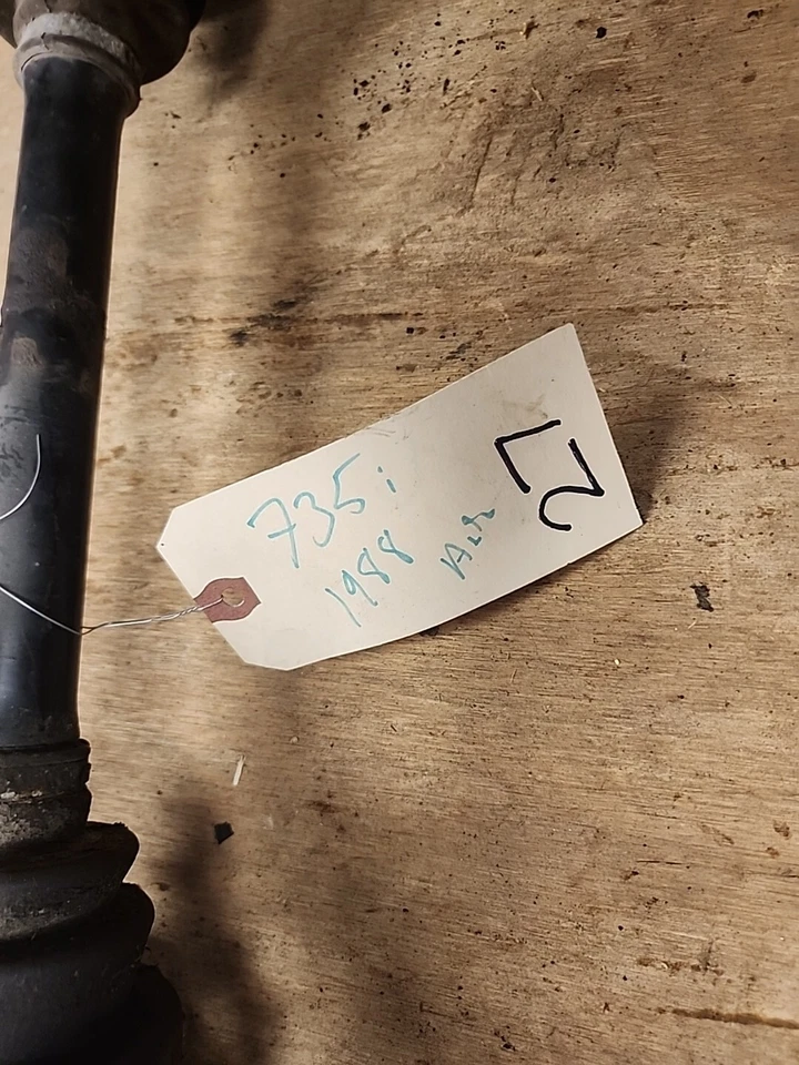 BMW E32 88-94 735i 735iL 740i 740iL 750i Driver Side axle half output shaft #27 - Image 3 of 4