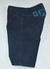 Rocawear Men's Shorts Size 38 Baggy Blue Denim Jean Y2K Hip Hop Jorts