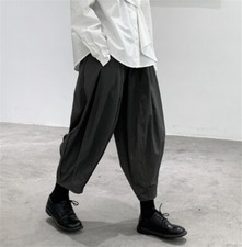 Japanese Womens women Loose Urban everyday wide-leg pants Trousers