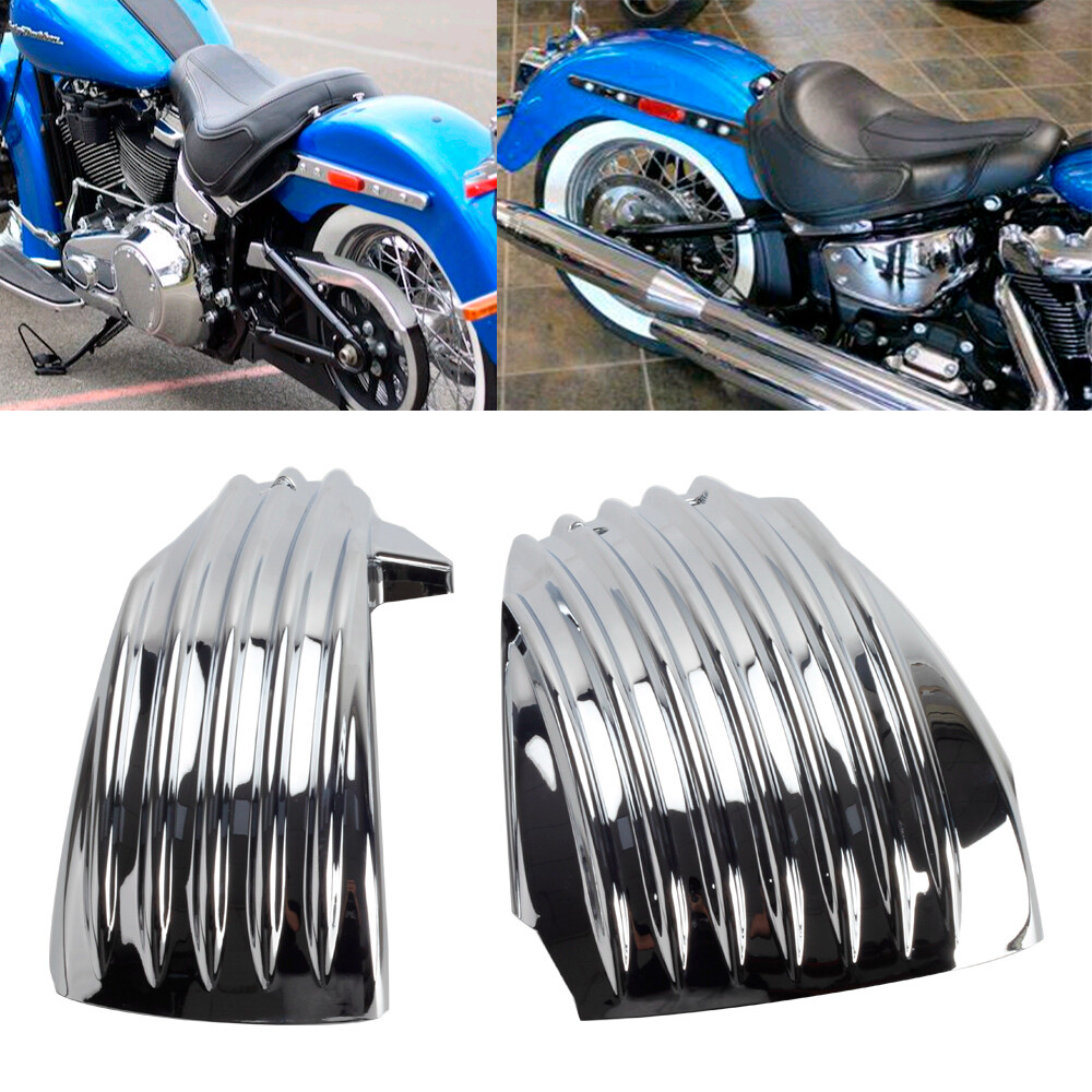 For Harley Softail Street Bob FXBB/S FXLR S/ST Chrome Ribbed