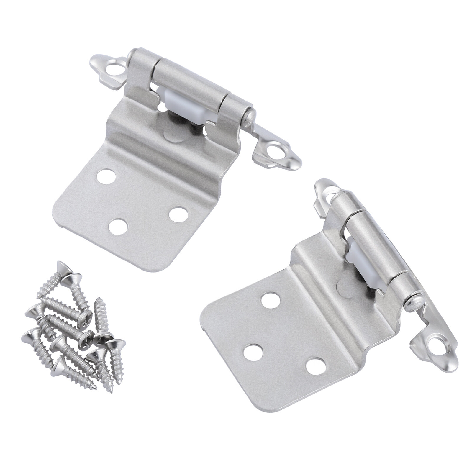 3/8-inch Inset Cabinet Door Hinges Face Mount Self Closing Cabinet Door Hinges