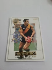 2001 Select AFL Authentic Card All Australia Team AA19 Andrew Kellaway(Richmond)