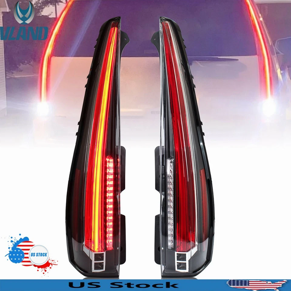 Задние светодиодные фонари в сборе для внедорожника Cadillac Escalade 3-го поколения 2007-2014 годов выпуска - Изображение 2 из 4