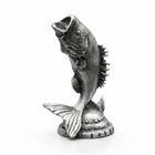1 oz Gold Spartan 999+ Pure Silver Bass Statue – Luxury Collectible Gift