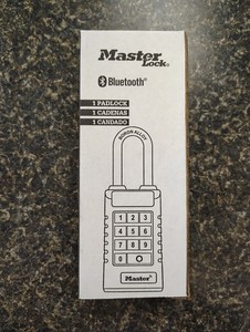 NEW Master Lock Bluetooth 2-3/8" Clearance Padlock 6400LJENT