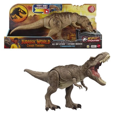 Jurassic World Chaos Theory Epic Evolution All-Out Attack Tyrannosaurus T-Rex  
