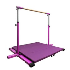 GLANT Gymnastic Kip Bar,Horizontal Bar for Kids Girls Junior,3' to 5' Adjustable