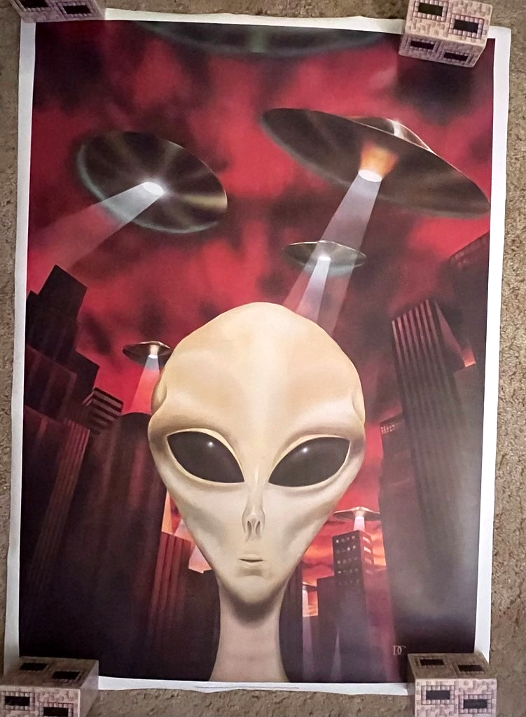 Alien - Red 1996 Art Poster 25x35.5 Rolled | eBay