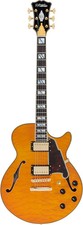 D'Angelico Excel SS XT Semi-hollowbody Electric Guitar - Vintage Natural Quilt