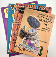 Lot of 4 Vintage Applique Books 1974-1999 Quilting Designs Patchwork