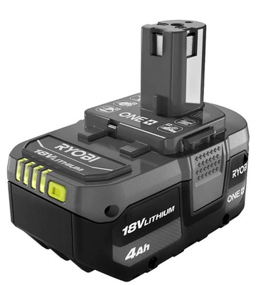 #ad RYOBI ONE 18V LithiumIon 4.0 Ah Battery Up to 3X Runtime vs 1.5Ah LED Fuel... $83.62