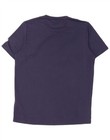 Asics Mens Graphic T-Shirt Top Large Navy Blue Polyester CM23