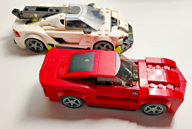 LEGO- CHEVY CAMARO SPEED CHAMPIONS #75874,KOENIGSEGG JESKO #76900 SPEED CHAMP(WT