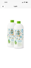 2 PACK BABYGANICS FOAMING DISH & BOTTLE SOAP, FRAGRANCE FREE, 32OZ PLANT BASED