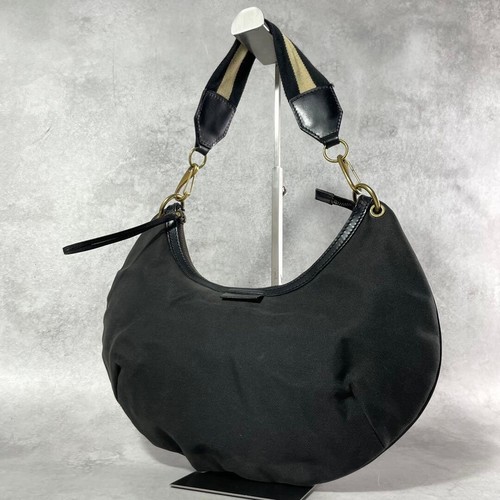 GUCCI Tom Ford Archive Canvas Tote Bag Black 2000s Vintage Handle Shoulder Auth