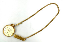 orologio da tasca vintage citizen 33mm uomo quarzo 9633-T001724 batteria nuova -f726