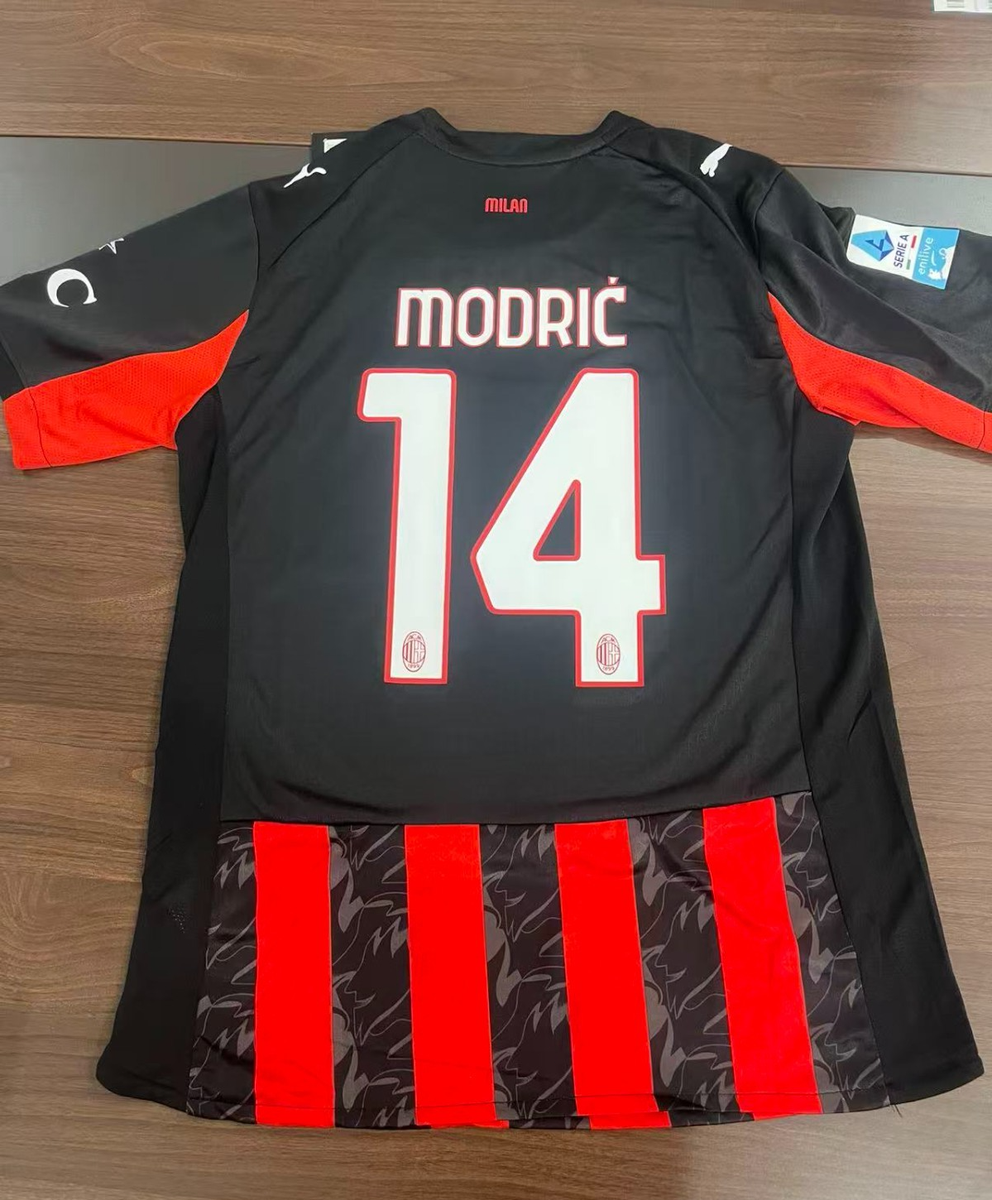 25-26 AC Milan Home Jersey player version - MODRIC #14 | eBay