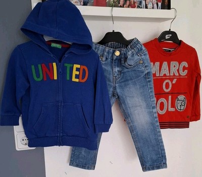  Benetton MOP H&M Jeans Sweatshirtjacke Jacke Gr 92 im gepflegten Zustand 