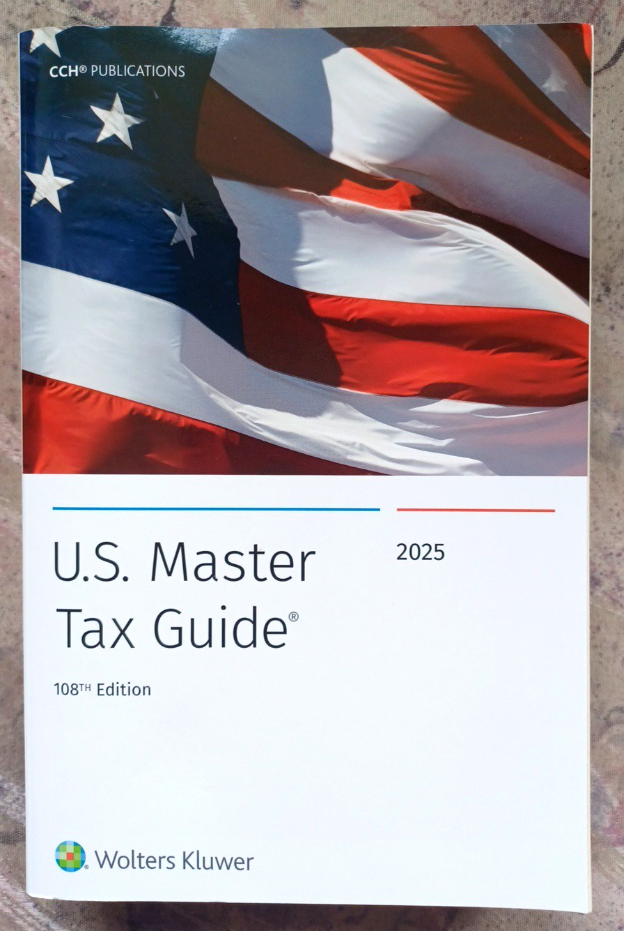 U.s. Master Tax Guide (2025) By Wolters Kluwer Us Editorial Staff 108Th Edition