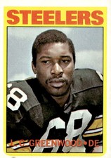 1972 Topps #101 L.C. Greenwood Pittsburgh Steelers Football