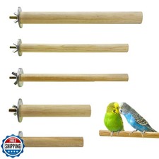 SandX Bird Perch, 5 PCS of Natural Wood Perches with Different Widths and Len