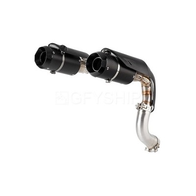 Komplette Auspuffanlage für Ducati Panigale V2 V2S 2025-2026 Premium Kohlefaser 