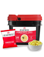 ReadyWise Powdered Eggs Bucket, 144 Servings, Freeze Dried, 10 Year Shelf Life