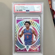 Panini 2023-24 Phoenix Mystique Pink Ausar Thompson #15 PSA 9 Rookie /99 Pistons