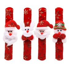 6 PCS Valentines Slap Bracelets Toys Children Wristbands Holiday for Kids