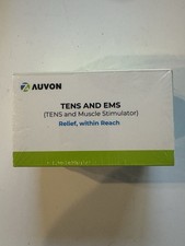 AUVON Dual Channel TENS Unit Muscle Stimulator 20 Modes w/ Pads