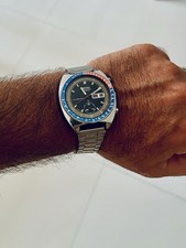 Seiko Automatic Chronograph Pepsi Pogue produced in August  1971