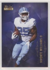 2021 Wild Card MATTE Retail Chase Blue Javonte Williams #MBC-8 Rookie RC 0g27. rookie card picture