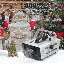 1500W Snow Machine Christmas Xmas Snowflake Storm Artificial Fake Snow Maker Fas