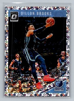 DILLON BROOKS 2018-19 PANINI DONRUSS OPTIC FAST BREAK PRIZM CARD #124