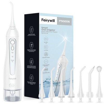 Fairywill Munddusche 300ml Wasser Flosser 3 Modi 7 Düsen Oral Irrigator Dental