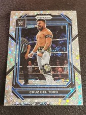 Cruz Del Toro 2023 Panini Prizm Under Card WWE #133 DISCO PRIZM